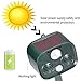 Produktbild ZMMQCJ Solarbetriebener Tiervertreiber Wasserdichter PIR-Sensor Garten im Freien Anti-Katzen-Hund USB Ultraschall Solar Alarm Drive Repeller