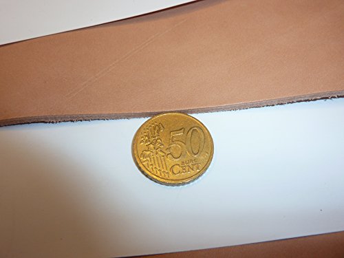 Lederstück „natur“, Rindleder,> A3 ca. 48,8 x 32,0 cm, pflanzlich gegerbt, ca. 2,5 mm (> A 3) - 3