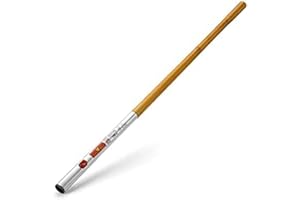 Outils Wolf ZM100 Mango de Madera Multi - Star Zm100 - Zm140 - Zm150 - Zm170 (Ceniza, 1M), Plateado Y Amarillo