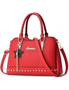 NICOLE&DORIS Frauen Top Handle Handtaschen Umhängetasche Crossbody Tasche Mädchen Quaste Tote Geldbörse Wasserdicht...