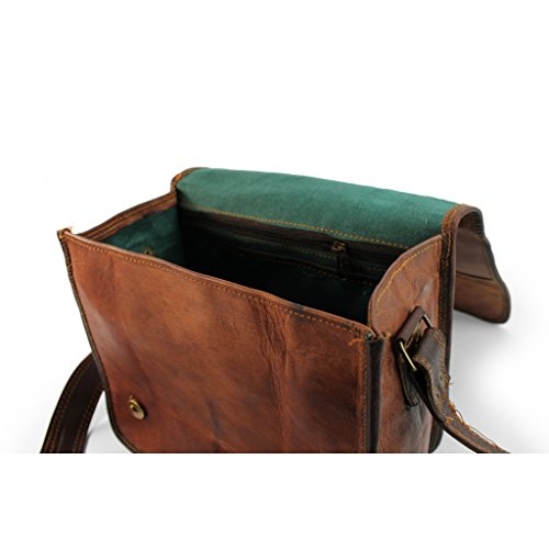 Leder-Accessoires – ideal fürs Büro, Freizeit, Urlaub – handgefertigt (Umhängetasche) - 4