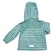 Mini A Ture Baby Julien Unisex Raincoat - Green Stripe, 18 months
