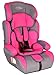 Produktbild TecTake® Autokindersitz pink Gruppe I/II/III 9-36kg 1-12 Jahre + Extrapolster