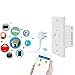Produktbild JIJI886 Smart Stecker für Amazon Alexa Echo,WiFi Steckdose Smart Plug mit USB Stecker Intelligente Sprachsteuerung Switch mit Fernsteuerung In-Wall Plug Socket (Weiß)