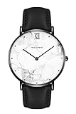 New Trend Unisex Armbanduhr Damen-Uhr Herren-Uhr Trend-Uhr Blogger-Uhr Analog Quarzwerk elegantes Marmor-Design Armband Leder Metall verschiedene Farben