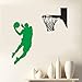 Produktbild Zaosan Wandtattoo Grand Slam Basketball Wandmalerei Abnehmbare Art Vinyl Wanddekoration Raumdekoration Sport Tapete Grün 57x150 cm
