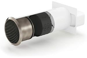 Naber 4043072 Turbo® 150 Mauerkasten inkl. THERMOBOX, weiß, Edelstahl, Rechteckanschluss/Compair flow (System Ø 150)