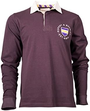 Rupert and Buckley Benton Plain Rugby Shirt Charcoal