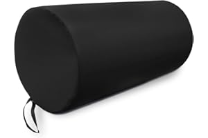 QUIRUMED Coussin de massage cylindrique Wellcore 60 x 30 cm, noir