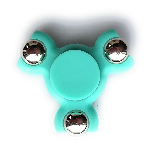 Multi-Use mini Hand Spinner desk toy, compact for kids and adults. (Tiffany Blue) Multi-Use mini Hand Spinner desk toy, compact for kids and adults. (Tiffany Blue)