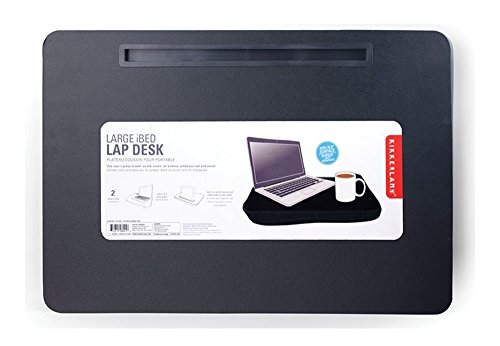 KIKKERLAND Laptophalter Schwarz Large Tablethalterung Kissen Reise Bett Sofa - 2