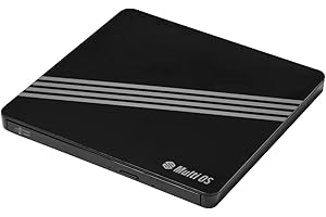 SMARTREE Hitachi-LG M1 External DVD Drive – Portable Multi-OS USB 3.0 Type C DVD Writer Ultra Slim Compatible with Smartphone/Tablet/TV/Fire Devices with UDLink App and Fire OS Support