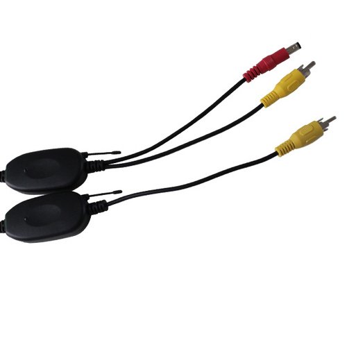 VINGO® Wireless Funk Transmitter 2, 4GHz/100m Funkreichweite für KFZ Rückfahrkamera Sender Empfänger für Video Rückfahr kamera Monitor Auto