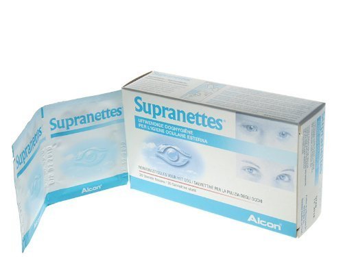 Supranettes Supranettes Sterile Eye Cleansing Wipes, Pack of 2, Total 20 Sachets