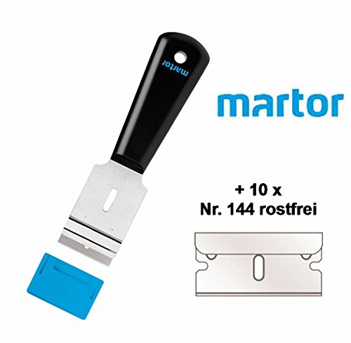 Schaber SCRAPEX ARGENTAX + 10 Klingen Nr. 144 rostfrei