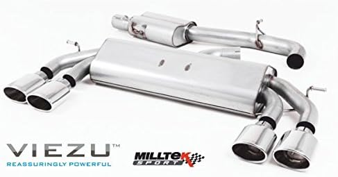 Milltek Sports performance exhaust for Golf Mk7.5 R 2.0 TSI 310PS2017-2018 Cast Downpipe with Race Cat