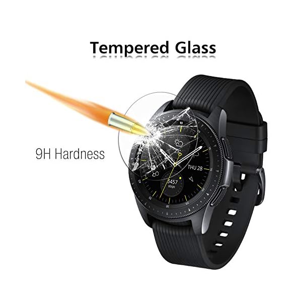 ivoler 4 Unidades Protector de Pantalla para Samsung Galaxy Watch 3 41mm / Samsung Galaxy Watch 42mm, Cristal Vidrio… - Image 4