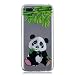 Produktbild Everainy Huawei Honor 10 Hülle Silikon Transparent Bumper Durchsichtig mit Muster Ultra Slim Cover Hüllen für Huawei Honor 10 Handyhülle Stoßfest TPU Gel Stoßstange Schutzhülle (Panda)