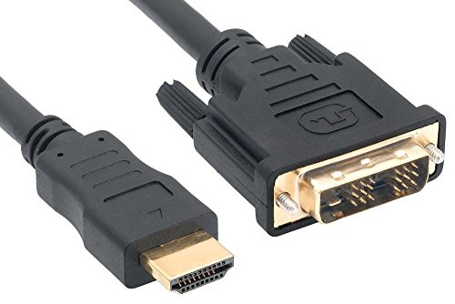 High Speed DVI zu HDMI Adapter Kabel vergoldete Kontakte unterstützt alle Hochauflösenden LCD und LED Bildschirme Verbindungskabel 1 Meter MMOBIEL - 3