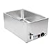 Royal Catering - RCBM-1/1-150A - Bain Marie 1/1 Speisewärmer Buffetwärmer - max. 95°C - 1200 W - 150mm Tiefe - Ablaufvorrichtung