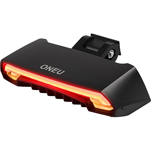 ONEU Fahrrad Rücklicht, Intelligent LED Fahrradbeleuchtung Wasserdicht Lion Wiederaufladbare Sport Rear Bicycle Fahrradlicht mit Funk-Fernbedienung Blinklicht Indikatoren