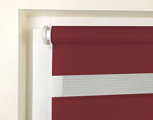 Doppelrollo Bordeaux Rot SUNWORLD - 8