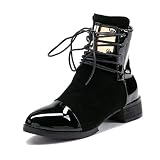 Esta suela es ideal para todas las superficies: Nuestros botines para las mujeres tienen una suela duradera que ha sido especialmente diseñada para ofrecerle una excelente tracción y estabilidad. Esto significa que la suela de las botas de invierno 's de las mujeres es antideslizante y, por tanto, ideal para el senderismo y otras actividades al aire libre.