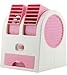 SEDOKA Easy chargeble Dual bladeless mini cooler USB Fan(White, Pink) Perfect Fit With Free Key Ring RS.369.00