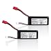 Produktbild Morpilot Lipo Akku 7.4V 2200mAh 30C mit Bananenstecker für Syma X8C X8G X8W X8HC X8HG X8HW, Holy Stone HS300, HS400, JXD 506G (2er Pack)