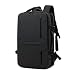 Produktbild MUXIN Reiserucksack, Multifunktionslager langlebige Oxford-Stoff-USB-Handtasche, Einzigartiges Teleskop-Design, Passend für 17-Zoll-Notebook,Black