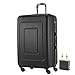 Produktbild HAPPY TROLLEY by HAUPTSTADTKOFFER® 123 Liter XL Reisekoffer · LUGANO · TSA · MATT · (in versch. Farben) + LogiLink® Flugzeug Audio Adapter (Schwarz)