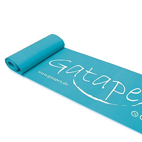 Neuheit: Gatapex Fitness-Band 2, 5m x 14, 5cm Trainingsbänder, Gymnastikbänder, Übungsband, Yoga, Fitness, Reha, Physiotherapien, Trainingsband, Gymnastikband
