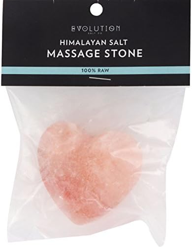 Evolution Salt Himalayan Cleansing Salt Stone (Heart Shape Massage) 6 OZ