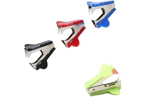 GUTE LINES Levapunti Metallici Portatile Levapunti Ufficio Rimuovi Graffette, Per Ufficio e Casa (MINI COLORATO, 4)