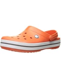 Crocs CROCBAND, unisex – Adultos Sabots, color naranja, talla 15 B(M) US