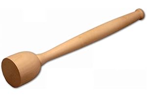 Hofmeister Holzwaren Wooden Potato Masher from Beechwood by N/A