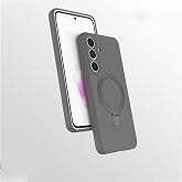 Coverzone Samsung Galaxy S25 FE ile uyumlu Kılıf MagSafe ile uyumlu Z-Samara Kapak Wireless Şarj &Ouml;zellikli Stand Olabilen Gal