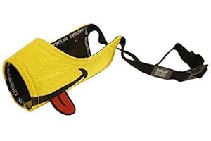 Cesar Millan Funny Muzzle for the Dog Whisperer Cesar Millan. - Yellow -
