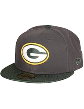 New Era NFL Ballistic Visor 59Fifty Cap GREEN BAY PACKERS Dunkelgrau Grün