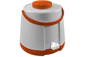 GiòStyle Dispenser Termico con Rubinetto Thermos Bottiglia 5 Litri Erogatore Acqua Bevande Calde Fredde Portatile in Poliuretano con Manico per Spiaggia Mare Campeggio