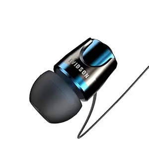 Evidson B4 Wired in Ear Headphone with Mic (Blue)