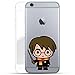 Produktbild Finoo iPhone 6/6S Hard Case Handy-Hülle Harry Potter Motiv | dünne stoßfeste Schutz-Cover Tasche mit lizensiertem Muster | Premium Case für Dein Smartphone| Harry Potter Chibi Stab transparent