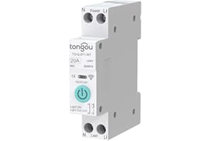 BTKIGL 1P 6A 10A 16A 20A 25A 32A 40A 50A 63A TUYA Zigbee Smart Circuit Interrupteur Smart Home Home Wireless Remote Contrôle WiFi Avec Mesure/No Mequage (20A sans mesure)