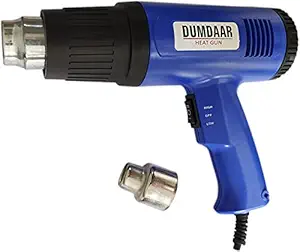 Inditrust DUMDAAR 2000 Watt professional hot air gun with dual temperature setting for Shrink Wrapping, Packing, Paint removal heat gun designed for industrial use