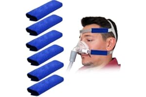 AZONELIFE Coperture CPAP, Cuscinetti per il Viso CPAP, Confezione da 6 fodere per Cinghie CPAP, CPAP Face Pads, Imbottiture per il Comfort della Cinghia CPAP, CPAP Strap Comfort Pads