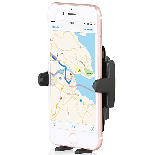 Wicked Chili KFZ Halterung mit Kugelgelenk fÃ¼r Apple iPhone X / 8 / 7 / 6S / 6  / SE / 5S / 5C / 5 / 4 / 3 iPod Touch Apple Handy Autohalterung Smartphone Scheibe (Made in Germany, fÃ¼r HÃ¼lle & Case)