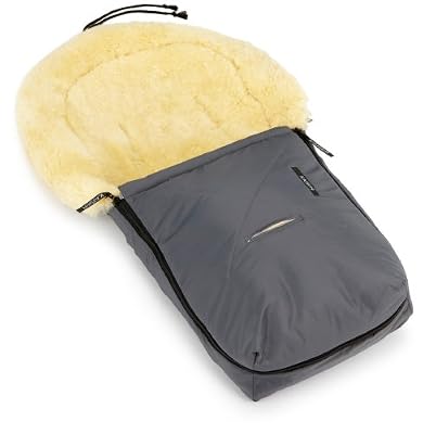 Kaiser Sac de Couchage en Peau d'agneau - Nature / Anthracite