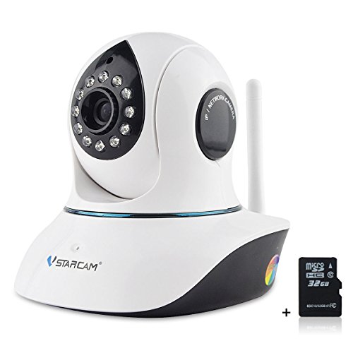 Preisvergleich Produktbild Vstarcam C7838WIP Wireless-Netzwerk-Video-Intercom-Kamera Mobilfunk fernüberwachungs kameras Wireless-HD Nachtsicht Webcam Haushalt Kamera wifi für Android / iPhone / iPad / PC (Inklusive 32G Gewidmet Speicherkarte)