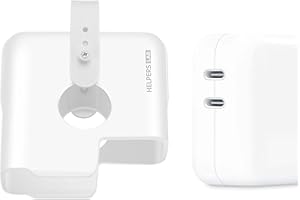 HELPERS LAB Viaggio Organizzatore Cavi per Alimentatore da 35W a Doppia Porta USB C Apple Caricabatterie Cavo Organizzatore Protettivo A2676