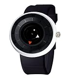 Kreative Uhr/Porzellan weiß/einfaches Design/laminierte/leuchtende Uhren/Geschenke, 1